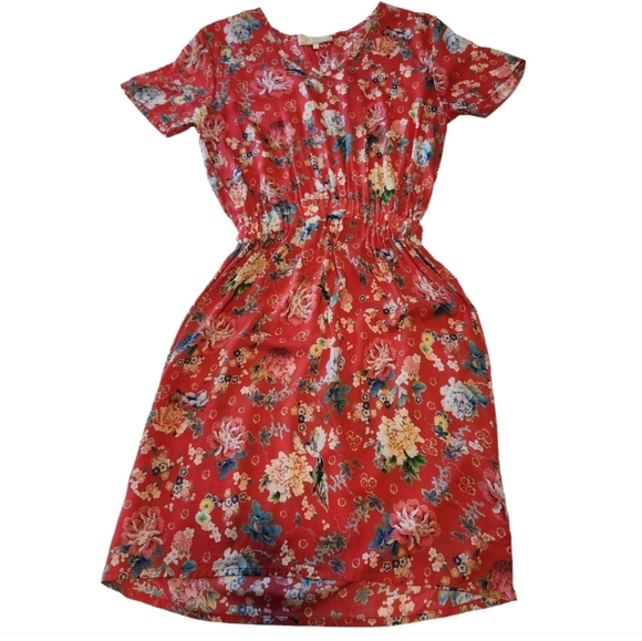 Le fee Maraboutee Dresses & Skirts - Le Fee Maraboutee Women's Floral Retro Boho Mini Dress